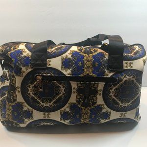 Alice & Olivia Regal Romance Sapphire Duffle Bag w adjustable shoulder strap